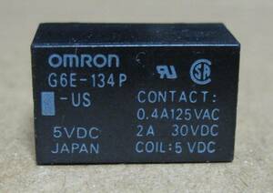 OMRON リレー G6E-134P-US DC5 (未使用)