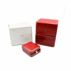 1円 Cartier CASE カルティエ ケース 時計用 空箱 BOX 等 まとめ ４点 セット ウォッチケース WATCHCASE 大量 山売り 325120240416