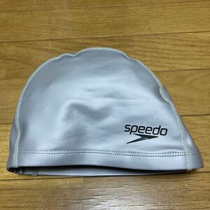 スピード speedo 50cm シリコーン シルバー スイムキャップ 水泳帽 スイミング帽