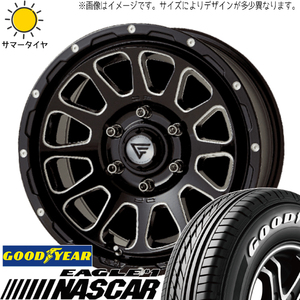 エクストレイル 215/65R16 グッドイヤー ナスカー デルタフォース 16インチ 7.0J +35 5H114.3P サマータイヤ ホイール 4本SET