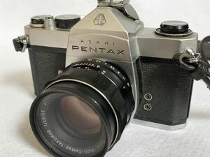アサヒペンタックス SPOTMATIC TAKUMAR 一眼レフフィルムカメラ 55mm f1.8フィルムカメラ 