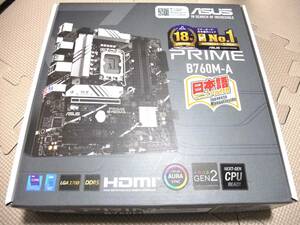 ★ ASUS PRIME B760M-A Intel Micro ATX Intel LGA1700 第12世代 第13世代 第14世代 DDR5 動作品