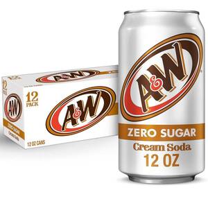 Cream Soda Zero Sugar, 12 Fl Oz Cans, 12 Pack 海外 即決