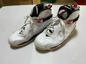 中古（傷や汚れあり） | NIKE◆AIR JORDAN 8 RETRO//305381-104 /26.5cm/WHT/