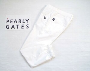 ★美品★PEARLY GATES パーリーゲイツ / w78-82㎝ / PG89 30TH ロゴデザインイージーパンツ / サイズ４