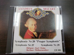 CD / AMADEUS MOZART　Nr.27 Nr.29 Nr.38 / 中古