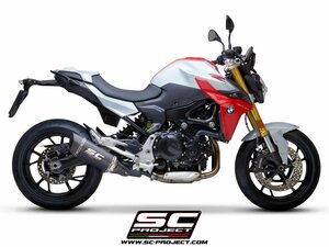 【国内在庫】SC-PROJECT SC1-Rスリップオンサイレンサー ユーロ5 消音バッフル 純正キャタライザー対応 BMW F900R 