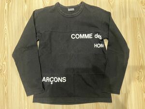 AD2001 COMME des GARCONS HOMME コムデギャルソンオム　スプリットロゴ　カットソー Supreme yohji yamamoto junya watanabe MAN