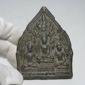 仏教美術　古石　古銅　仏像　擦擦佛　佛牌　仏　ガンターラ　インド　タイ　　時代物　
