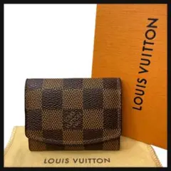 【新品】 LOUIS VUITTON ルイヴィトン カフスケース ダミエエベヌ