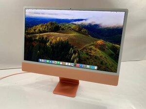 1円スタート！！Apple iMac A2438 (24-inch, M1, 2021) オレンジ 訳あり品 [Dmc]