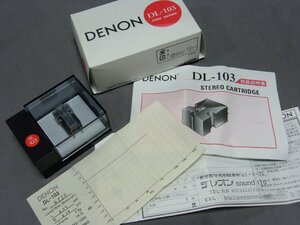 中古品 MCカートリッジ DENON デノン デンオン DL-103 ※こちらはまとめて発送に対応いたします！
