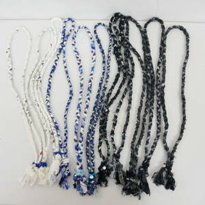 【1円】未使用 11本セット 国内正規 Porter Classic ポータークラシック H/W HAGIRE NECKLACE ネックレス ハギレ 端切れ PC-011-2244 MULTI