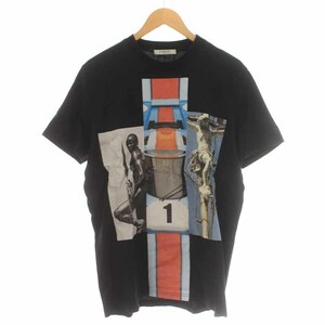 ジバンシィ GIVENCHY Tシャツ カットソー プリンチ 半袖 XS 黒 ブラック /YI11 メンズ