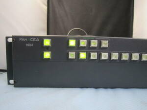 LEITCH PANACEA 16X4ビデオルーター電源コントロール装置 P-16X4V/P-16X4A2