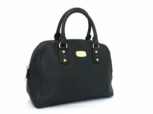 1円 ■美品■ MICHAEL KORS マイケルコース レザー ハンドバッグ トートバッグ レディース ブラック系 AW8442