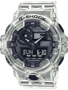 カシオ CASIO 腕時計 G-SHOCK Gショック Skeleton Series スケルトンシリーズ GA-700SKE-7A クリア メンズ 海外モデル 並行輸入品 新品