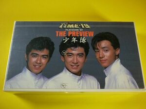 ビデオ未開封(ベータ)◆少年隊/TIME-19 PLAYZONE’87 THE PREVIEW◆錦織一清,東山紀之,植草克秀 ショーネン,ビデオテープ ベータマックス