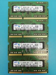 動作確認 SAMSUNG製 PC3-12800S 1Rx8 2GB×4枚組=8GB 88890010214