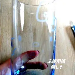 キティちゃん　グラス　　ブルー