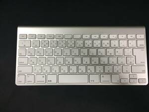 ジャンクAppleアップルWirelessワイヤレスキーボードKeyboard/MAC/JIS配列MC184J/B対応MC184J/A日本語版A1314純正blutooth無線IPAD/iphone