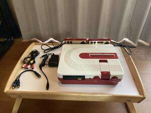 【動作確認済】SHARPシャープ ツインファミコン AN-500BK ファミコンカラー ディスク、カセット共に動作確認済み