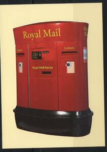 《e-258》イギリス / 国立郵政博物館製　郵便ポスト絵葉書４枚