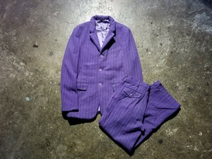 COMME des GARCONS HOMME PLUS 99AW 製品染めウール3Bセットアップ 1999AW AD1999 90s コムデギャルソンオムプリュス