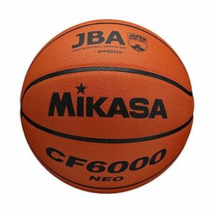 ミカサ(MIKASA) バスケットボール 日本バスケットボール協会検定球 6号 (女子用・一般・社会人・大学・高校・中学) 特殊天然皮革 茶 C