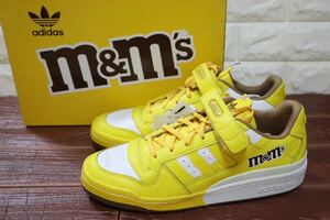 新品 定価20900円　28㎝ adidas アディダス　FORUM LOW 84 - M&Ms CREW-v1 フォーラム　ロー　イエロー