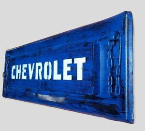 シボレー Chevrolet リアゲート テールゲート 壁掛け オブジェ 看板 インパラ キャデラック トラッキン USDM 世田谷ベース 高速有鉛