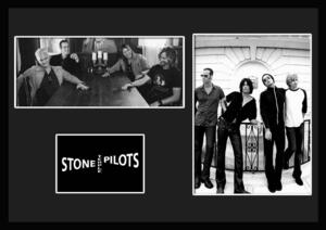 10種類!Stone Temple Pilots/ストーン・テンプル・パイロッツ/ROCK/ロックバンド/証明書付きフレーム/BW/モノクロ/ディスプレイ(4-3W)