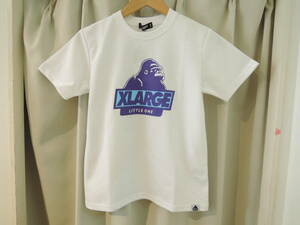 X-LARGE XLARGE エクストララージ Kids 吸水・速乾 OGゴリラ 半袖Tシャツ 白 140 キッズ ZOZOTOWN 完売 最新人気商品 送料 \230~ 値下げ！