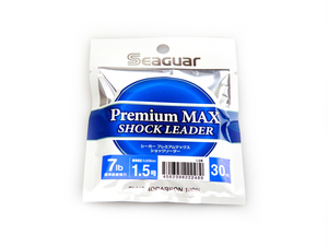 クレハ シーガー プレミアムマックスショックリーダー 30ｍ 1.5号 7ｌｂ Seaguar Premium MAX フロロ フロロカーボン リーダーライン