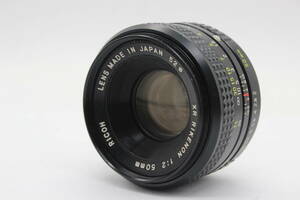 【訳あり品】 【和製ズミクロン】リコー Ricoh XR RIKENON 50mm F2 レンズ s9759