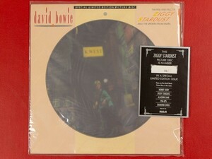 ◇【ピクチャー盤】英 David Bowie/Ziggy Stardust/シリアルナンバー入りインサート付き/LP、BOPIC3 #O18YK4