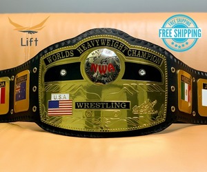 海外　限定品　送料込み プロレス　NWA Domed Globe World Heavyweight Wrestlingチャンピオン　優勝　ベルト　高品質　レプリカ