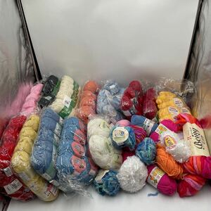 k813 毛糸まとめて 手芸 編み物 ハンドメイド まとめ売り 約5.2kg 開封済 未使用 使用品