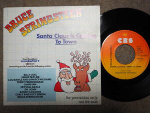 Bruce Springsteen-Santa Claus Is Coming To Town★蘭・プロモ・オンリー7"/Billy Joel-Nobody Knows But Me