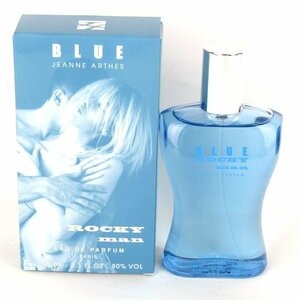 ジャンヌアルテス 香水 ブルー ロッキーマン オードパルファム EDP ほぼ未使用 外装難有 メンズ 100mlサイズ JEANNE ARTHES