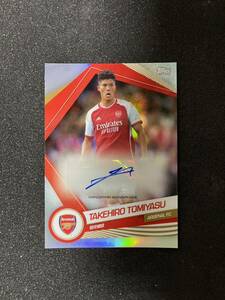 2023-24 Topps Arsenal Team Set Takehiro Tomiyasu Auto 直筆サインカード 冨安健洋