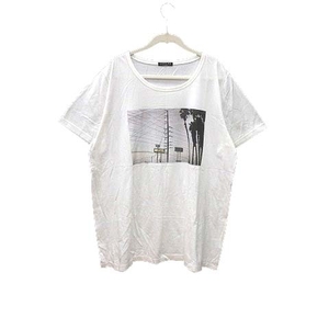 キャプチャー CAPTURE Tシャツ カットソー プリント 半袖 19号 白 ホワイト /YK レディース