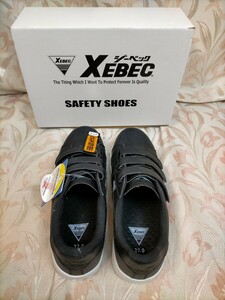 新品　XEBEC　ベーシック　セフティシューズ　安全靴　ブラック　27.0cm　未使用品 /