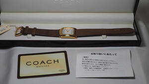 *未使用　レトロ　　COACH＜コーチ＞腕時計　W-501G　スイス