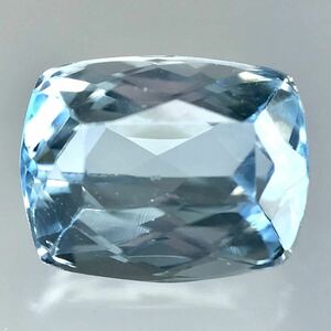 (天然アクアマリン1.373ct)a 約7.3×5.8mmソーティング付 ルース 裸石 宝石 ジュエリーaquamarine i 