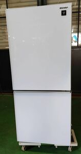 札幌引取限定！　発送　シャープ　ノンフロン冷凍冷蔵庫　SJ-GD14F-W 137L 2019年製　中古美品