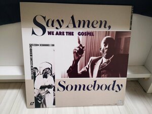 ■3点以上で送料無料!!レーザーディスク THE LATE SHOW SAY AMEN SOME BODY WE ARE THE GOSPEL LD116NT