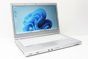 1円スタート ノートパソコン Windows11 Panasonic レッツノート CF-LX6 第7世代 Core i5 SSD256GB メモリ8GB Windows10 14インチ カメラ