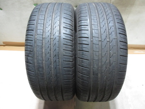 中古タイヤ　225/50R17　ピレリ　CintuRato P7　7分山　2021年式　2本セット