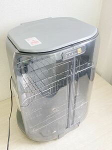 ZOJIRUSHI 食器乾燥機 EY-GB50 卓上 縦型 2016年製 100V 消費電力265W 排水ホース付き 象印 スライド扉 サイズ54cm×44cm×54cm 4.1kg 